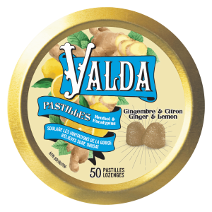 MENTHOL LOZENGES – GINGER & LEMON