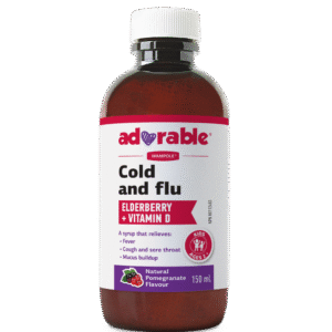 COLD AND FLU SYRUP ELDERBERRY + VITAMIN D