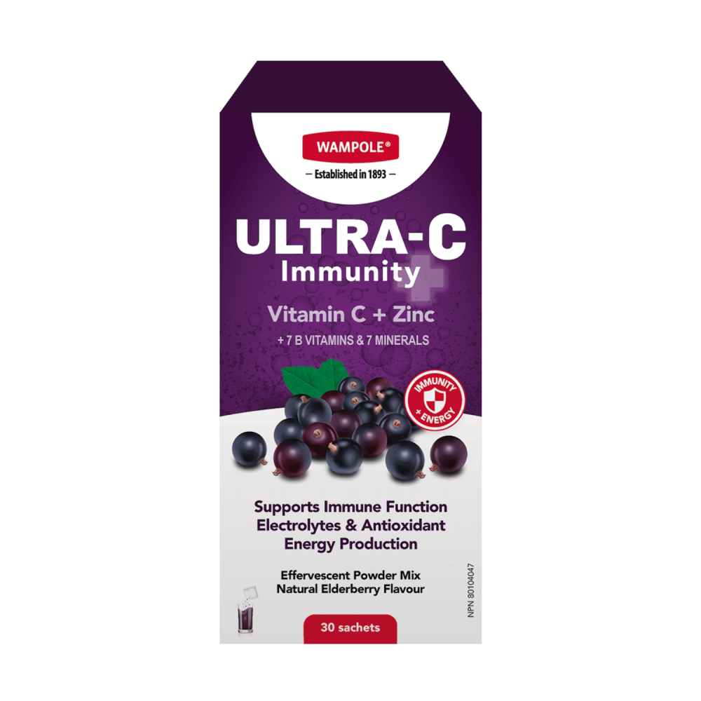ON SALE - ULTRA-C IMMUNITY ELDERBERRY 1000 MG EFFERVESCENT POWDER