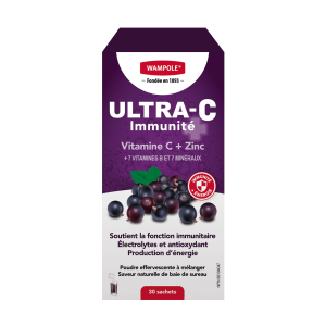 EN SOLDE - ULTRA-C IMMUNITÉ BAIE DE SUREAU 1000 MG POUDRE EFFERVESCENTE